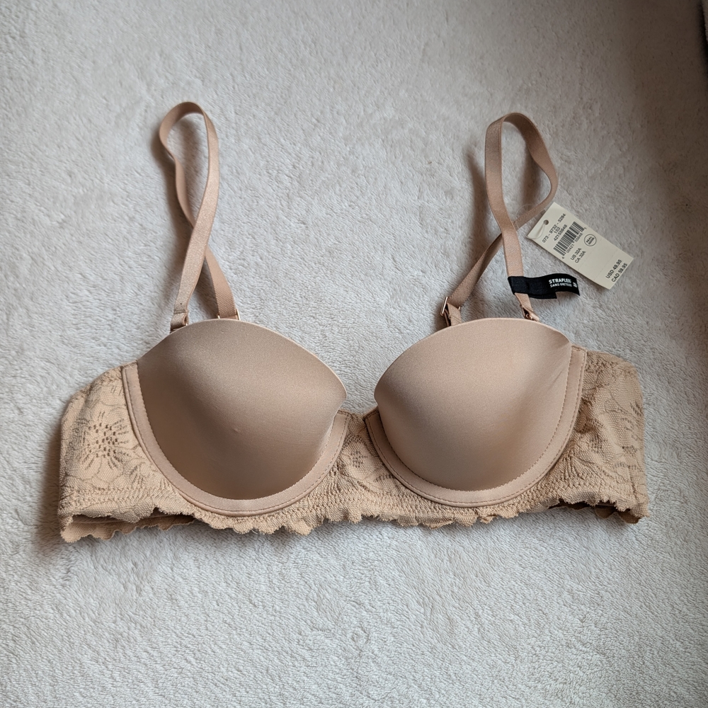 Aerie Lacey Strapless Convertible Bra